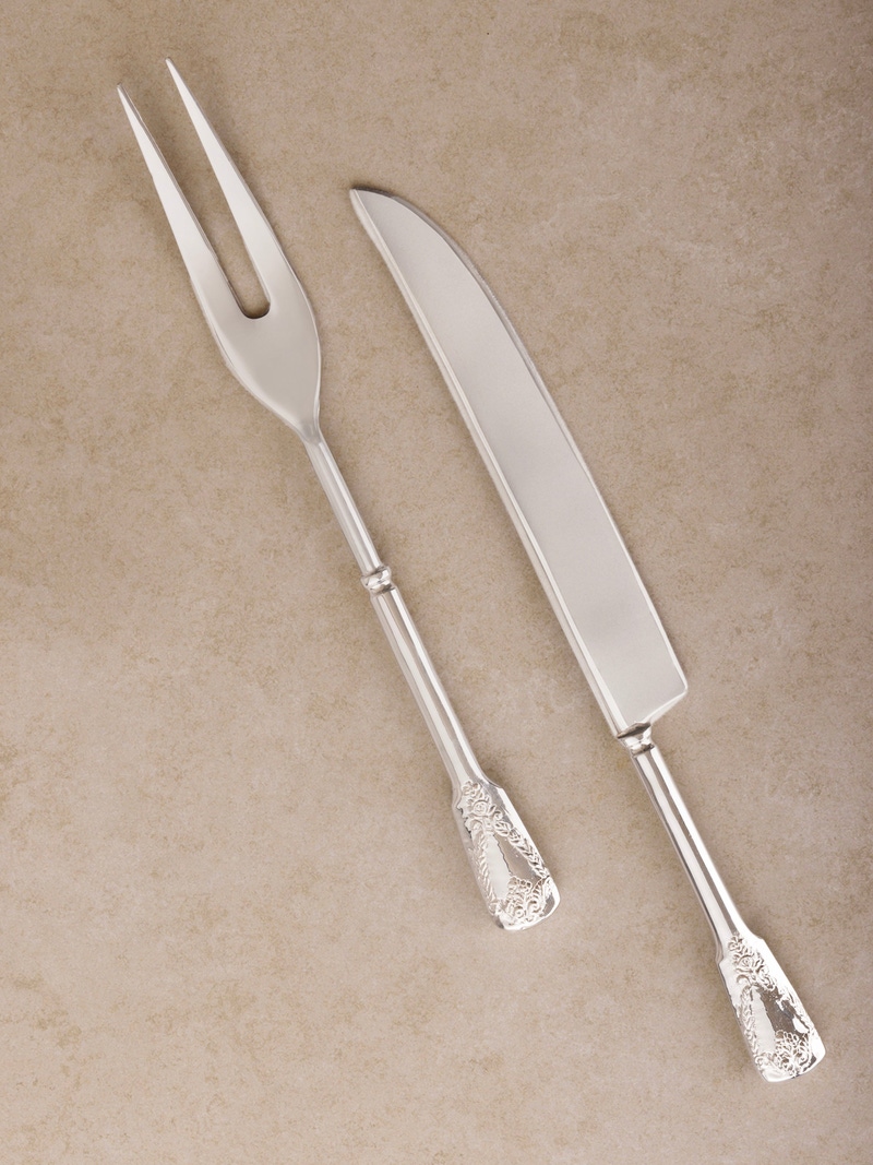 Bolivia Silver Carving Set