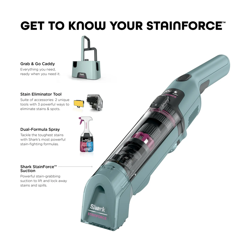StainForce Cordless Portable Spot & Spill Cleaner
