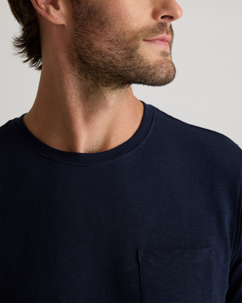 100% Organic Cotton Slub Pocket Tee