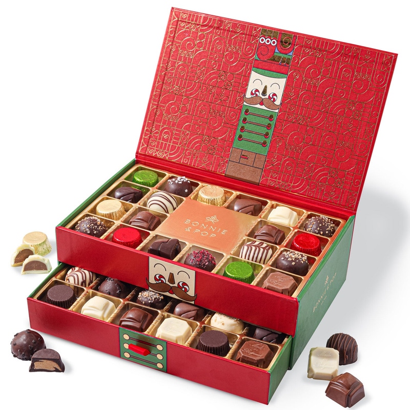 Gourmet Belgium Truffle Two-Tier Gift Box