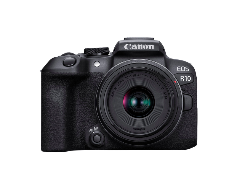 EOS R10 Mirrorless Camera with RF-S 18-45 f/4.5-6.3 IS STM Lens