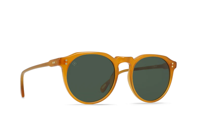 Remmy Unisex Retro Round Polarized Sunglasses, 49