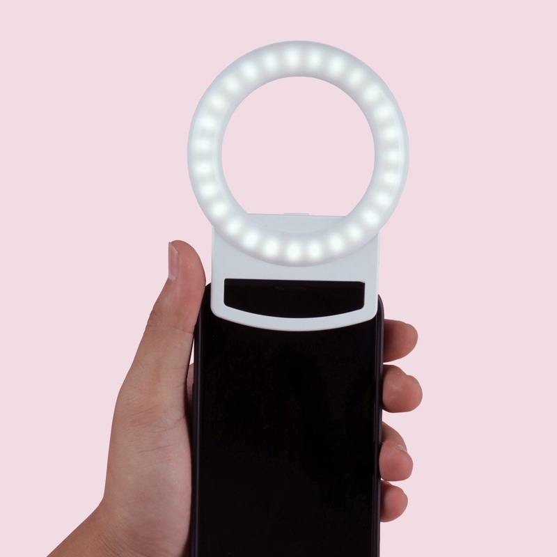 Clip-on Mini Phone Selfie Ring Light