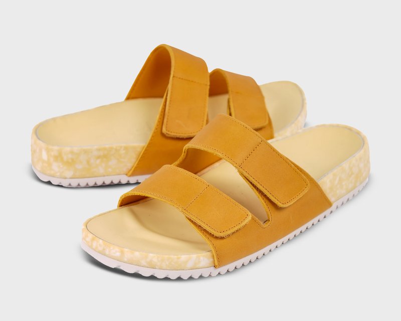 Riviera Leather Sandal, Chamois