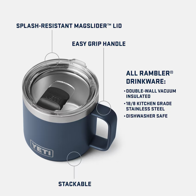 Rambler® 14 oz Stackable Mug with Magslider Lid
