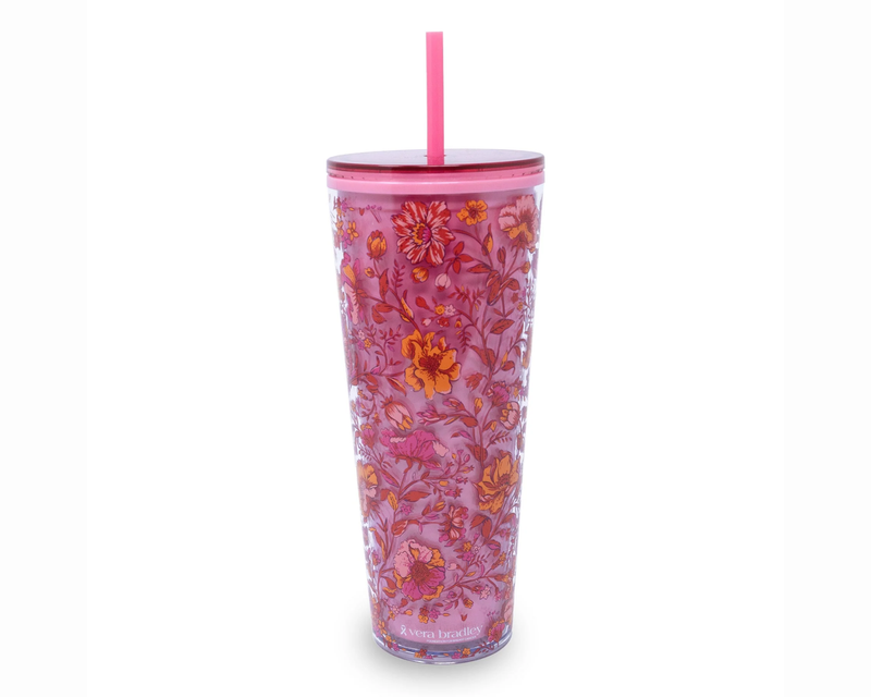 Double Wall Tumbler with Straw
