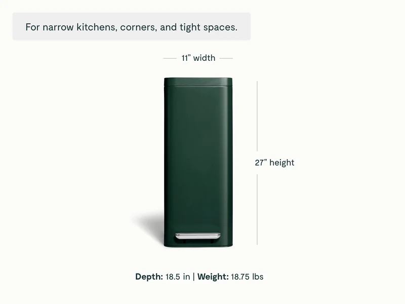 45L Slim Step Trash Can