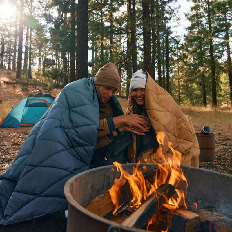 Branded Puffer Blanket