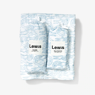 Alligator in Bay Blue Baby Bundle