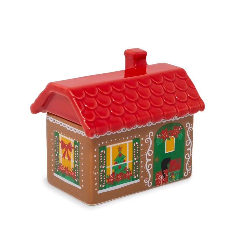Holiday House Trinket Box