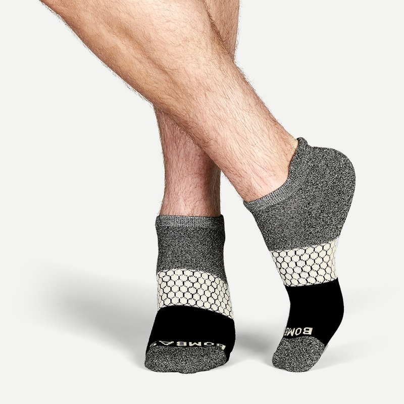 Men's Tri-Block Ankle Socks