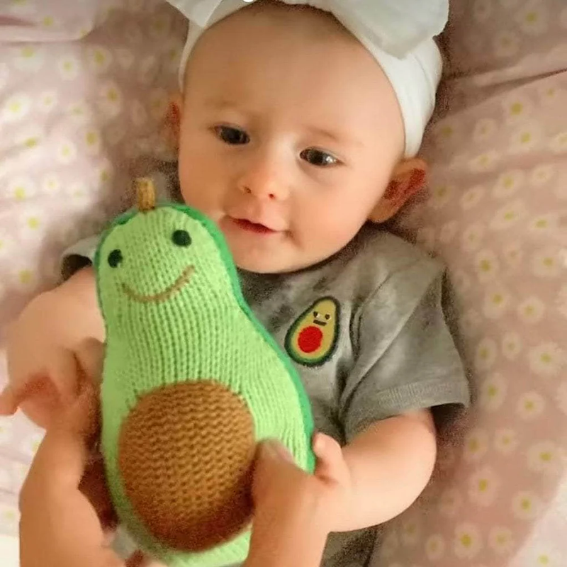Organic Newborn Rattle Toy