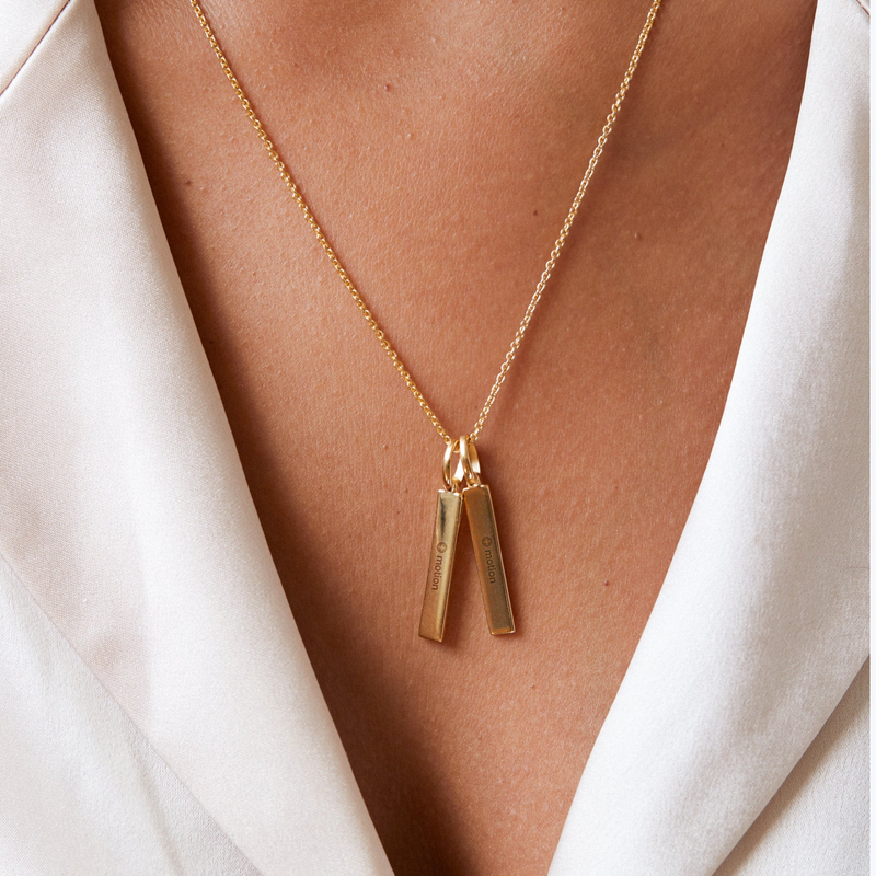 Engraved Bar Pendant