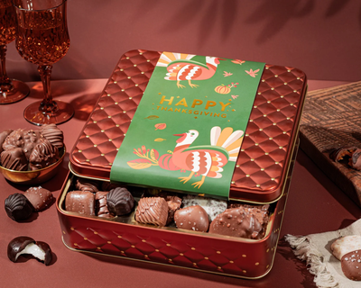 Thanksgiving Assorted Chocolate Gift Tin