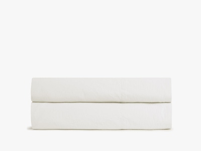 Percale Fitted Sheet (Cream)