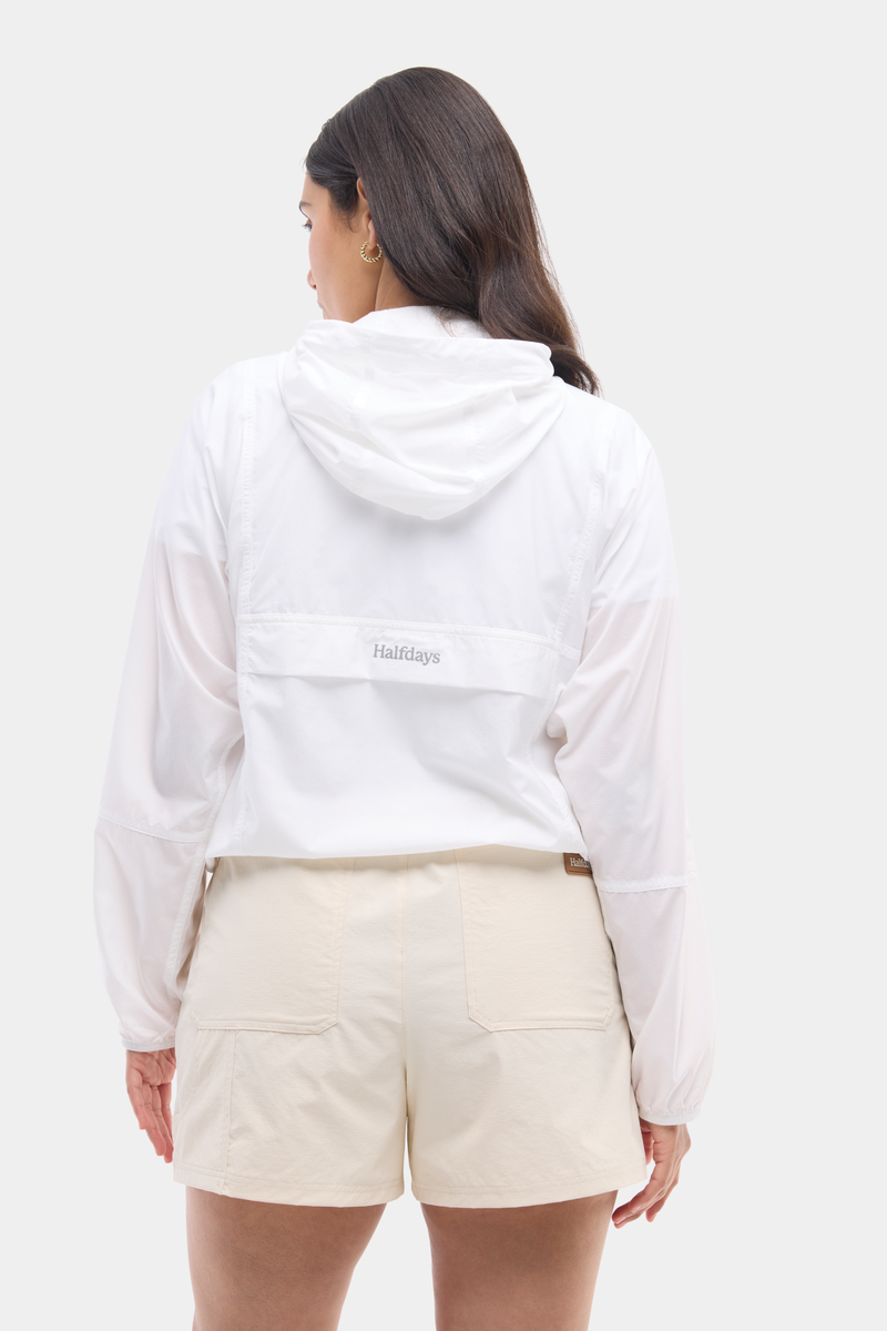 Joyner Windbreaker, White