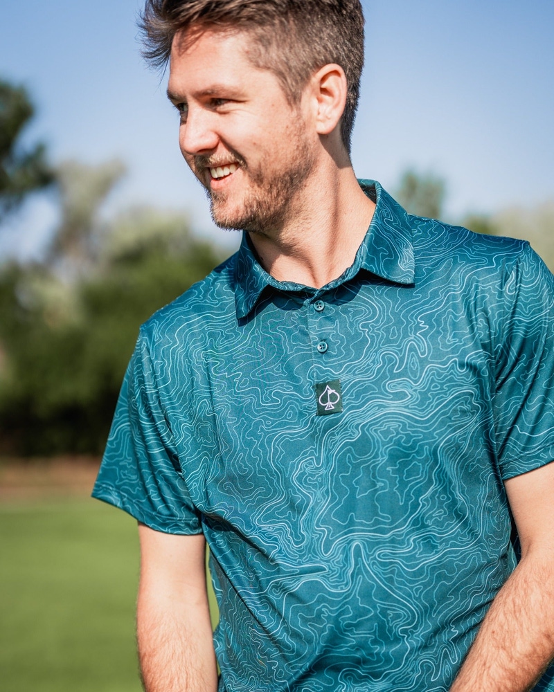 Terrain Men's Performance Golf Polo