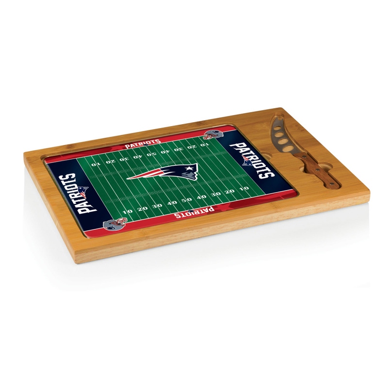 NFL Icon Glass Top Cutting Board & Knife Set