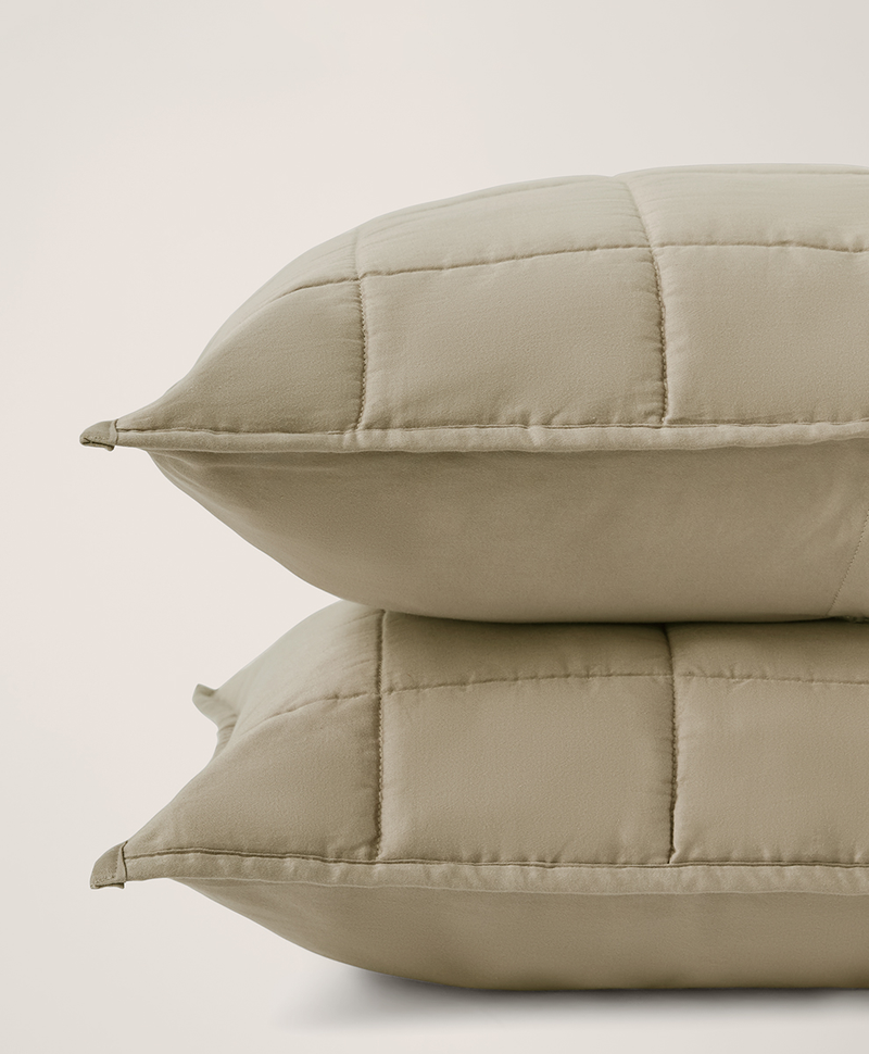 Organic Quilted Sham 2-Pack, Standard