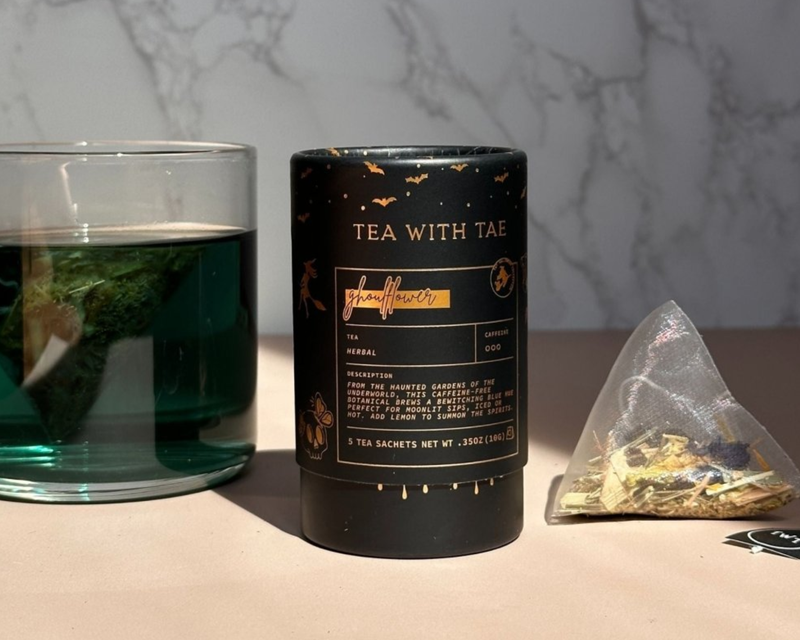 Halloween Ghoulflower Mini Tea Tube
