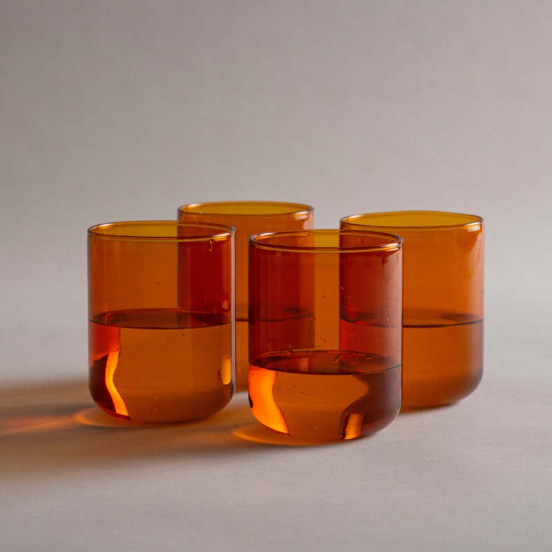 Glass Tumbler Set of 4