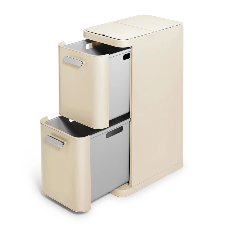 45L 2-Drawer Recycling Bin