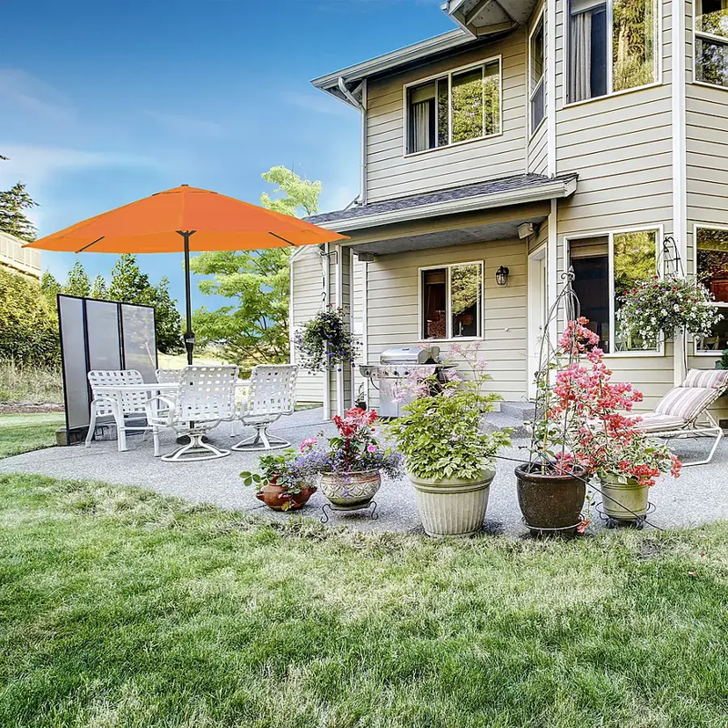 9' Easy Crank Patio Umbrella