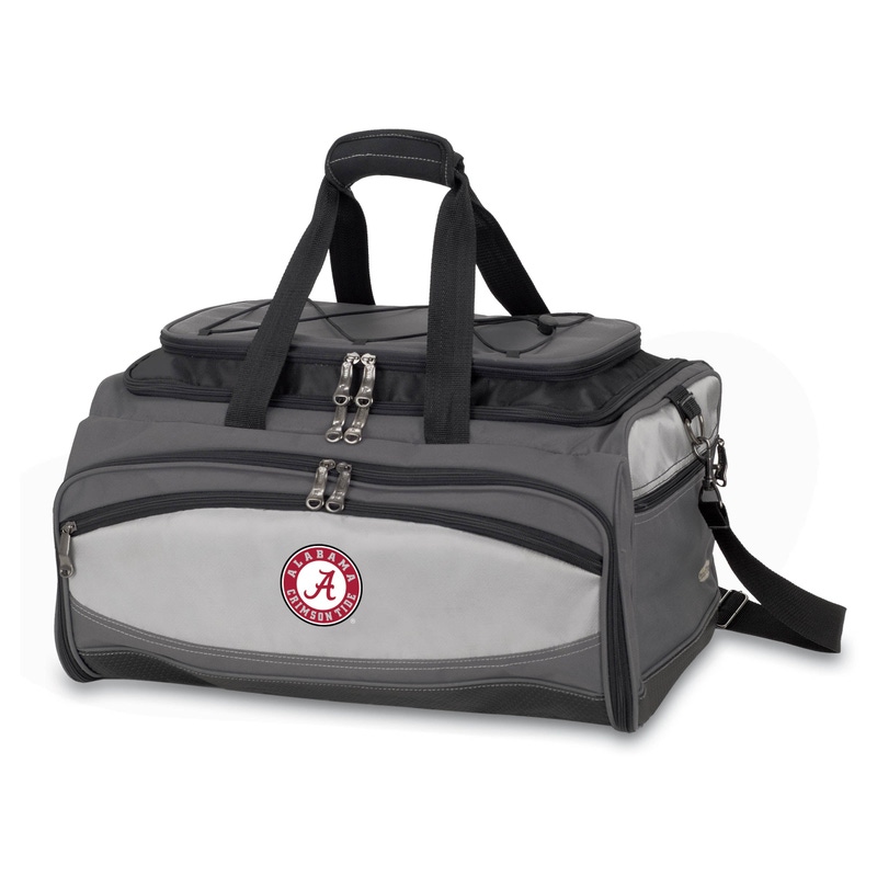 NCAA Portable Charcoal Grill & Cooler Tote