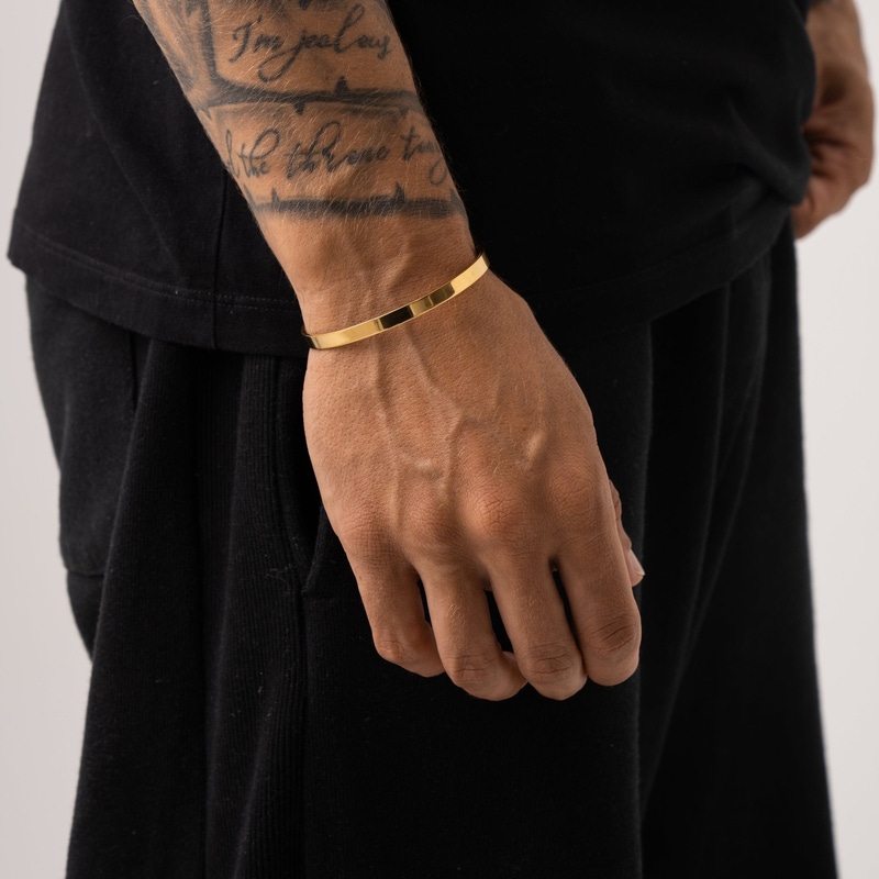 Gold Classic Cuff 5mm