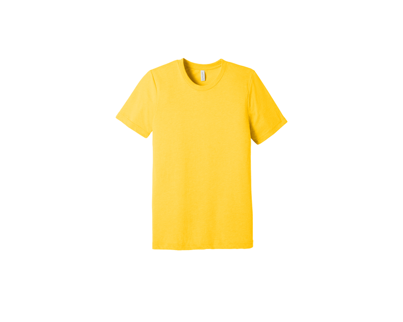 Unisex Branded Triblend Short Sleeve Tee