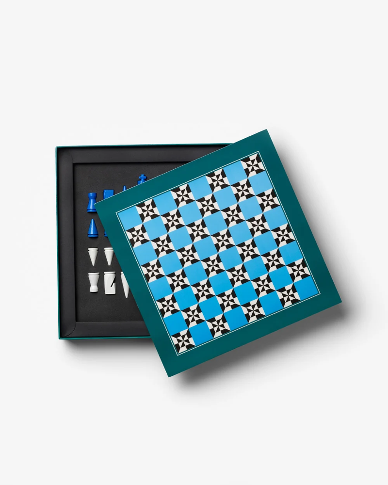 Lacquered Chess Set