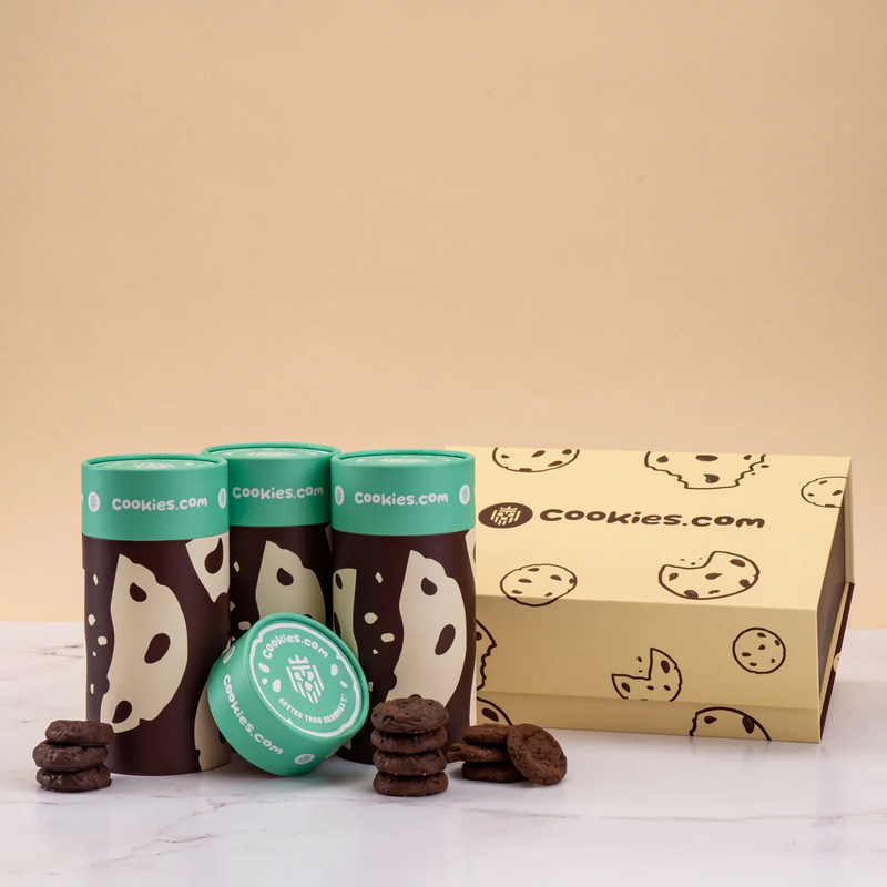 3 Cookie Tube Gift Box