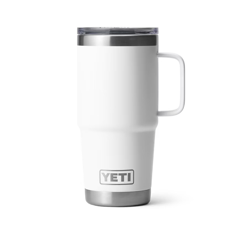 Rambler® 20 oz Travel Mug with Stronghold™ Lid | White