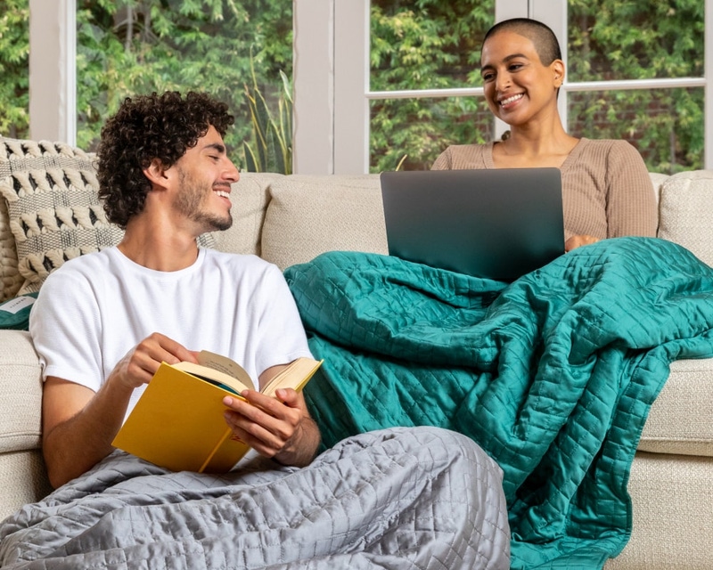 Gravity Cooling Weighted Blanket