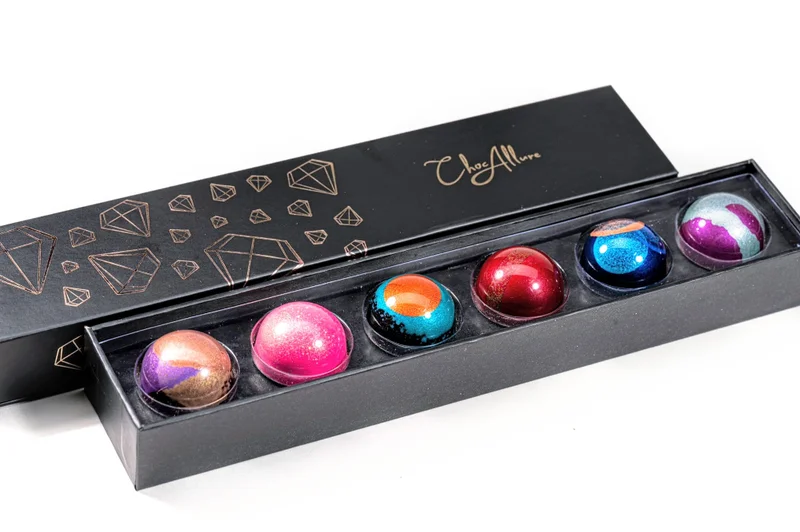 6 Piece Passover Kosher Chocolate Jewels