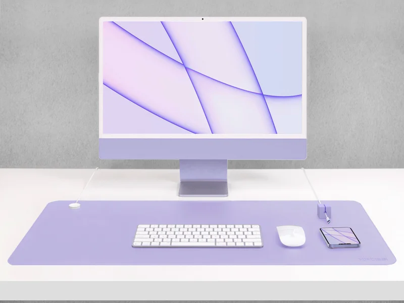 Function101 Desk Mat Pro + 1 Magnetic Cable Block Cable Manager