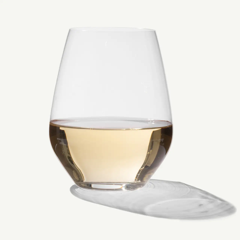 Stemless Crystal Wine Glasses, Set of 8