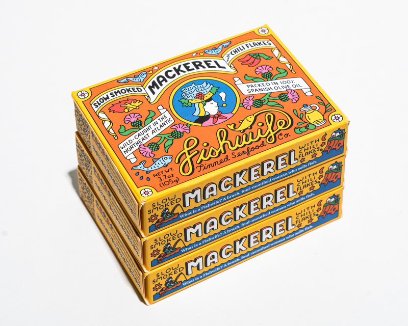 Slow Smoked Mackerel with Chili Flakes 3 Pack