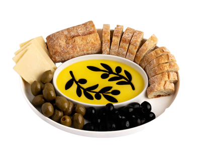 Olive Oil and Vinegar Dipping Tray