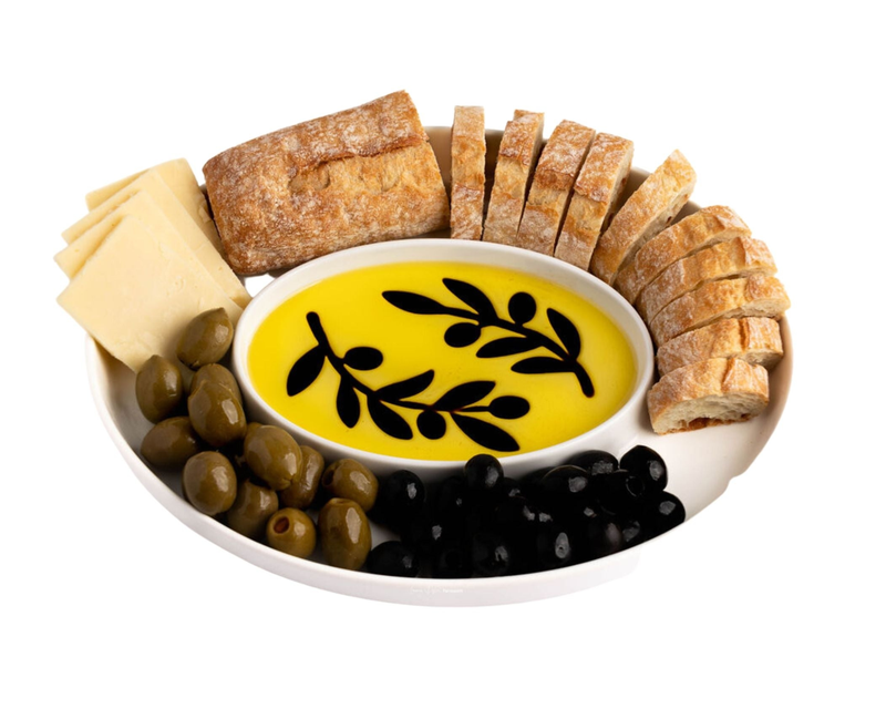 Olive Oil and Vinegar Dipping Tray