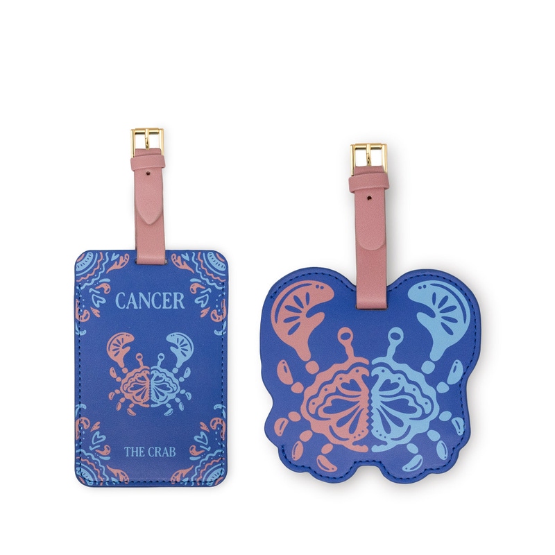Leatherette Luggage Tag Set of 2