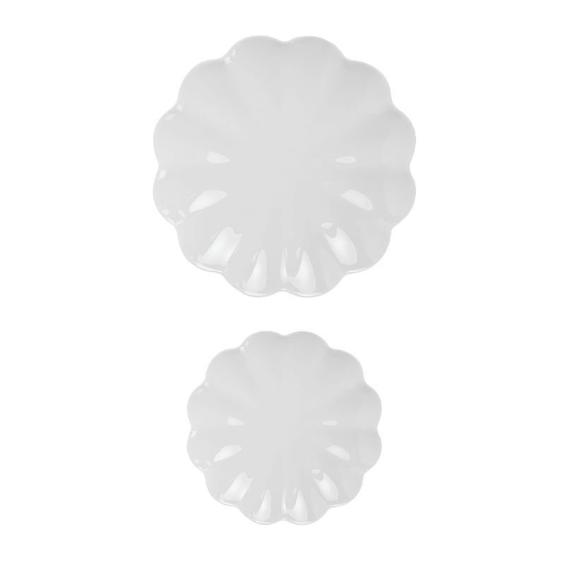 Scalloped Tray Set