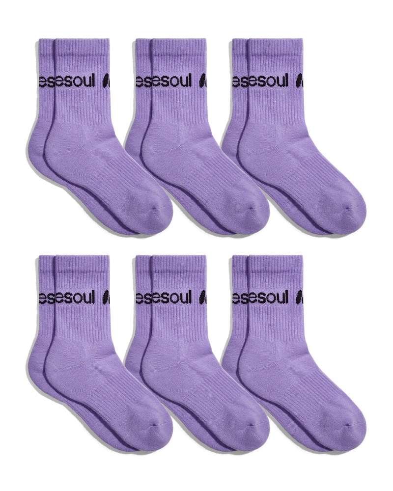 High Sock 6-Pack Solid