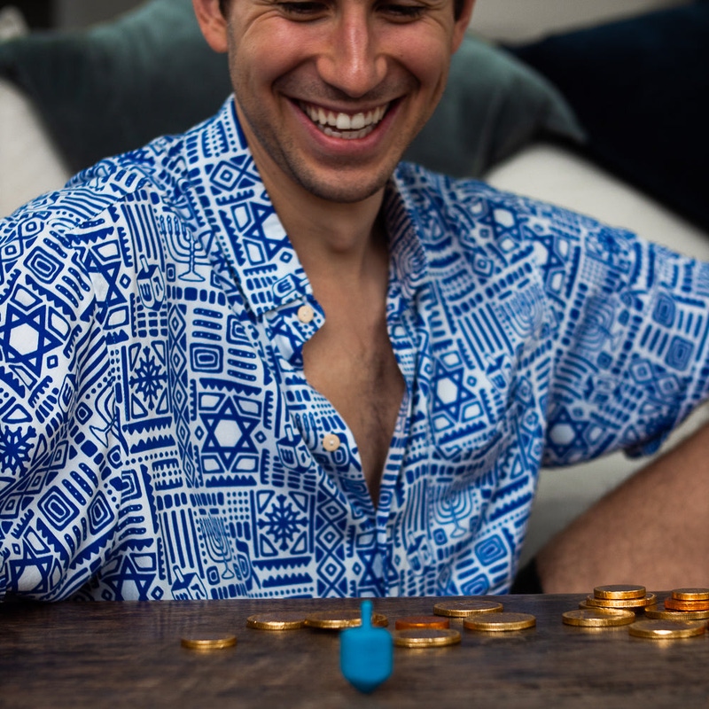 The Challah Days Hanukkah Hawaiian Shirt