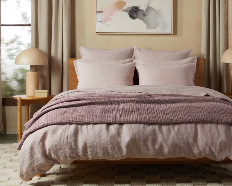 Cloud Linen Gauze Throw