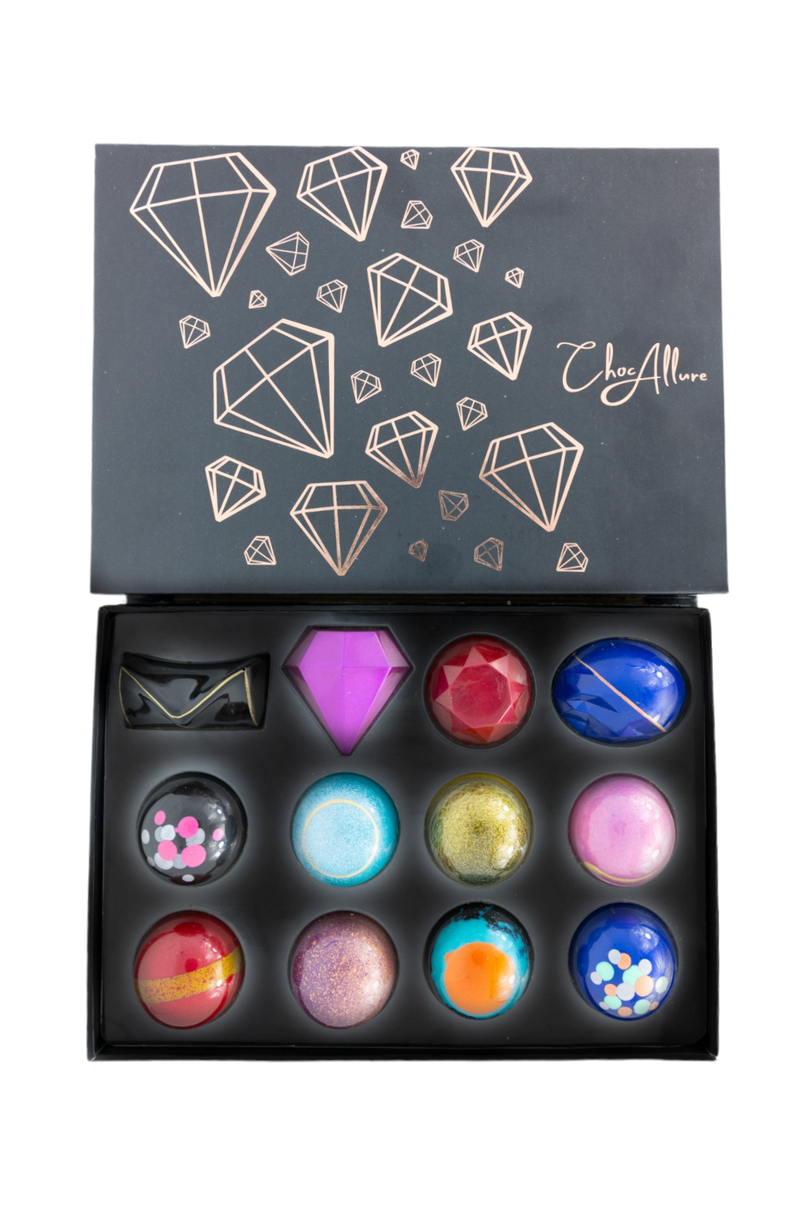 Chocolate Jewels, 12 Piece