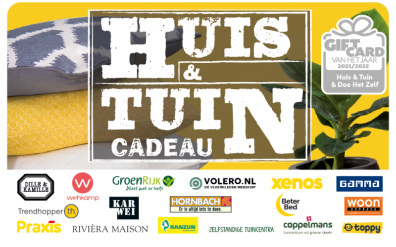 Huis en Tuin cadeaukaart NL