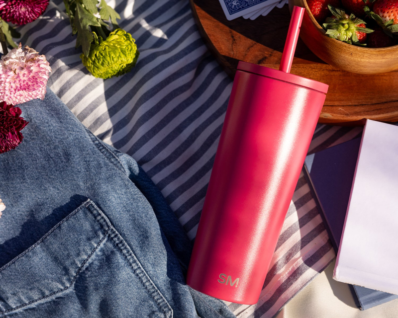 Classic Pattern Tumbler, 24oz