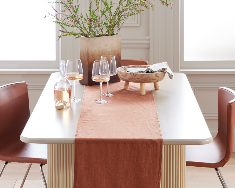 European Linen Table Runner