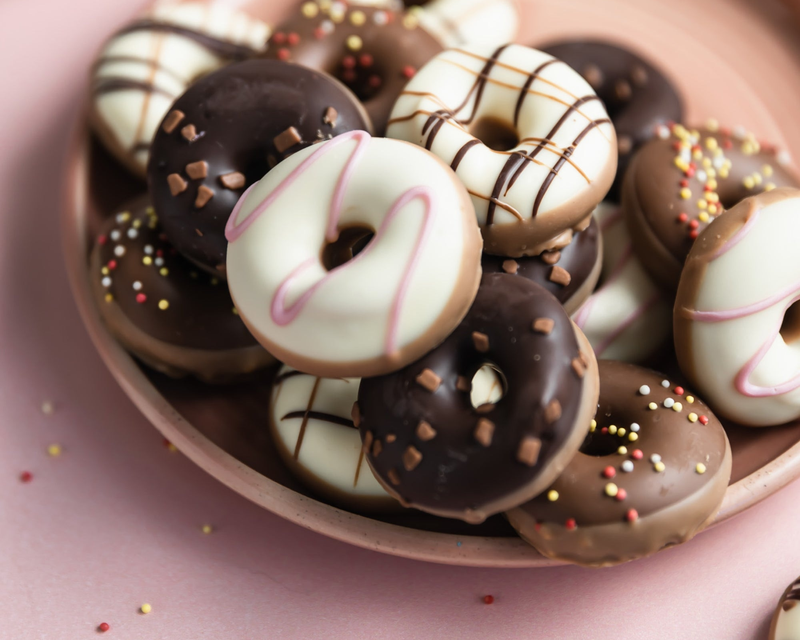 Mini Ganache Donuts